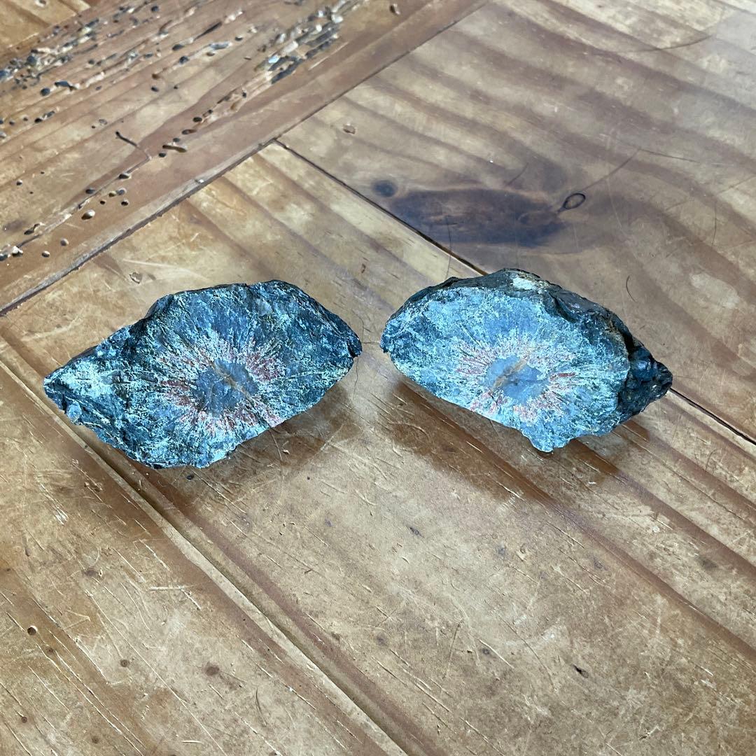 【ペア】【対】菊花石　D93