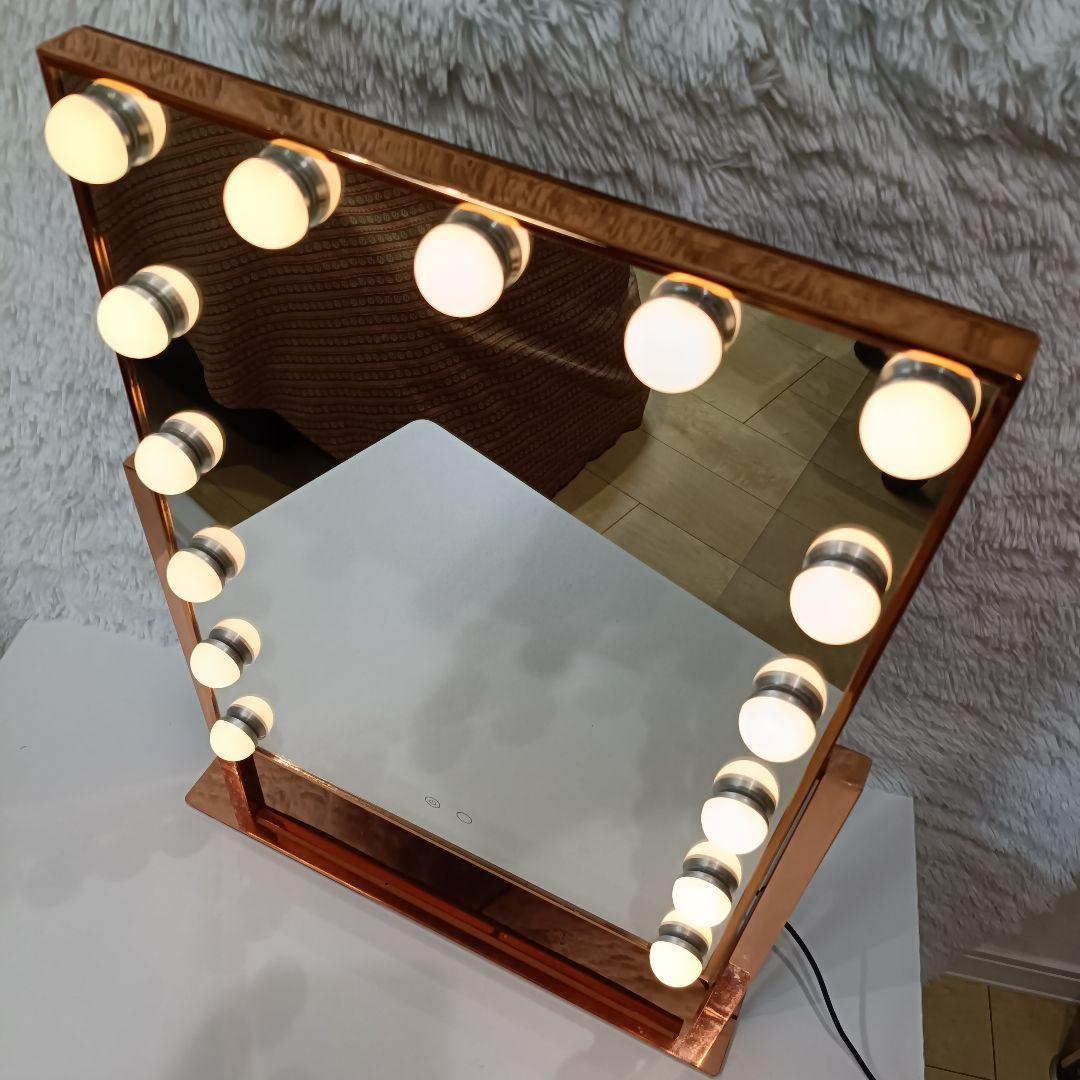 Francfranc フランフラン ハリウッドミラー 女優ミラー LEDライト付