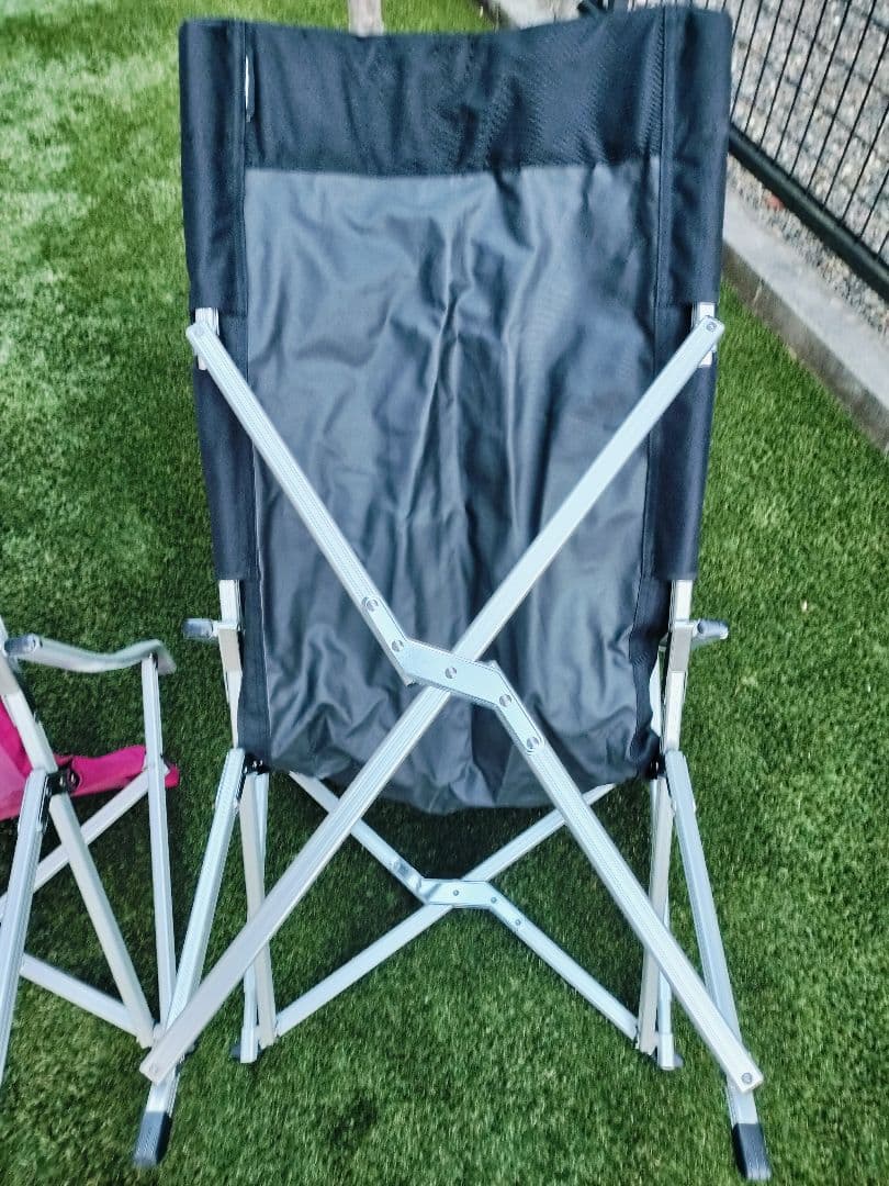 ☆美品☆２脚セット☆小川キャンパル　リラックアームスチェア