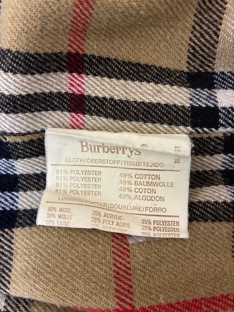 Burberrys’ ジャケット ノバチェック 茶系 ベージュ メンズＭ