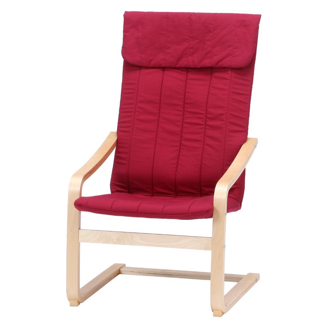 揺れるハイバックチェア スリムサイズ 幅60 ワインレッド