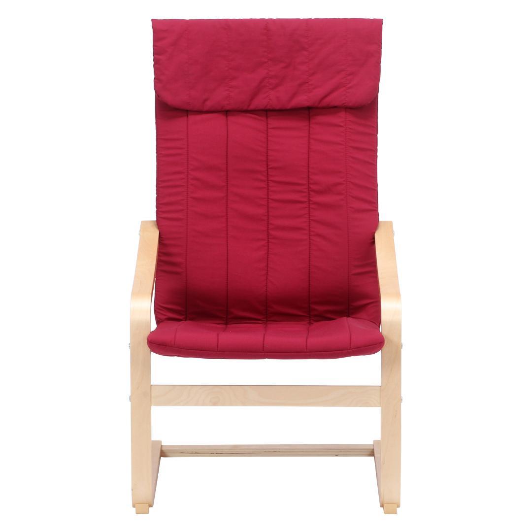 揺れるハイバックチェア スリムサイズ 幅60 ワインレッド