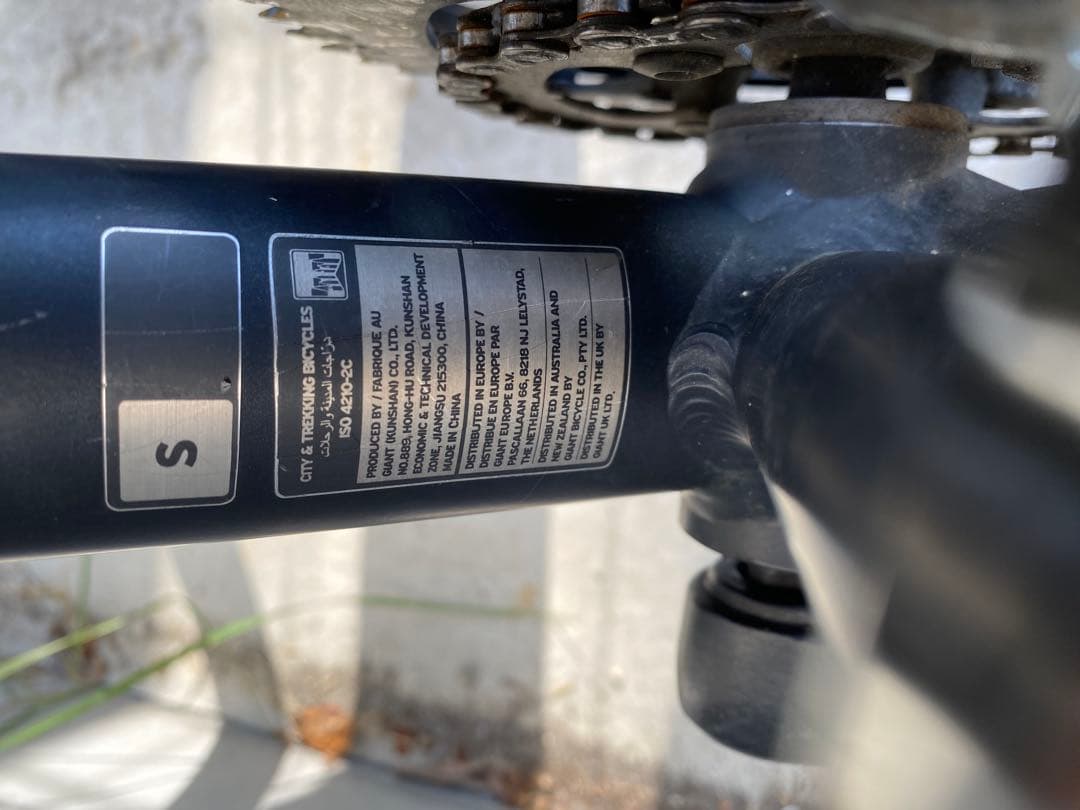 ブラック ロードバイク Sサイズ