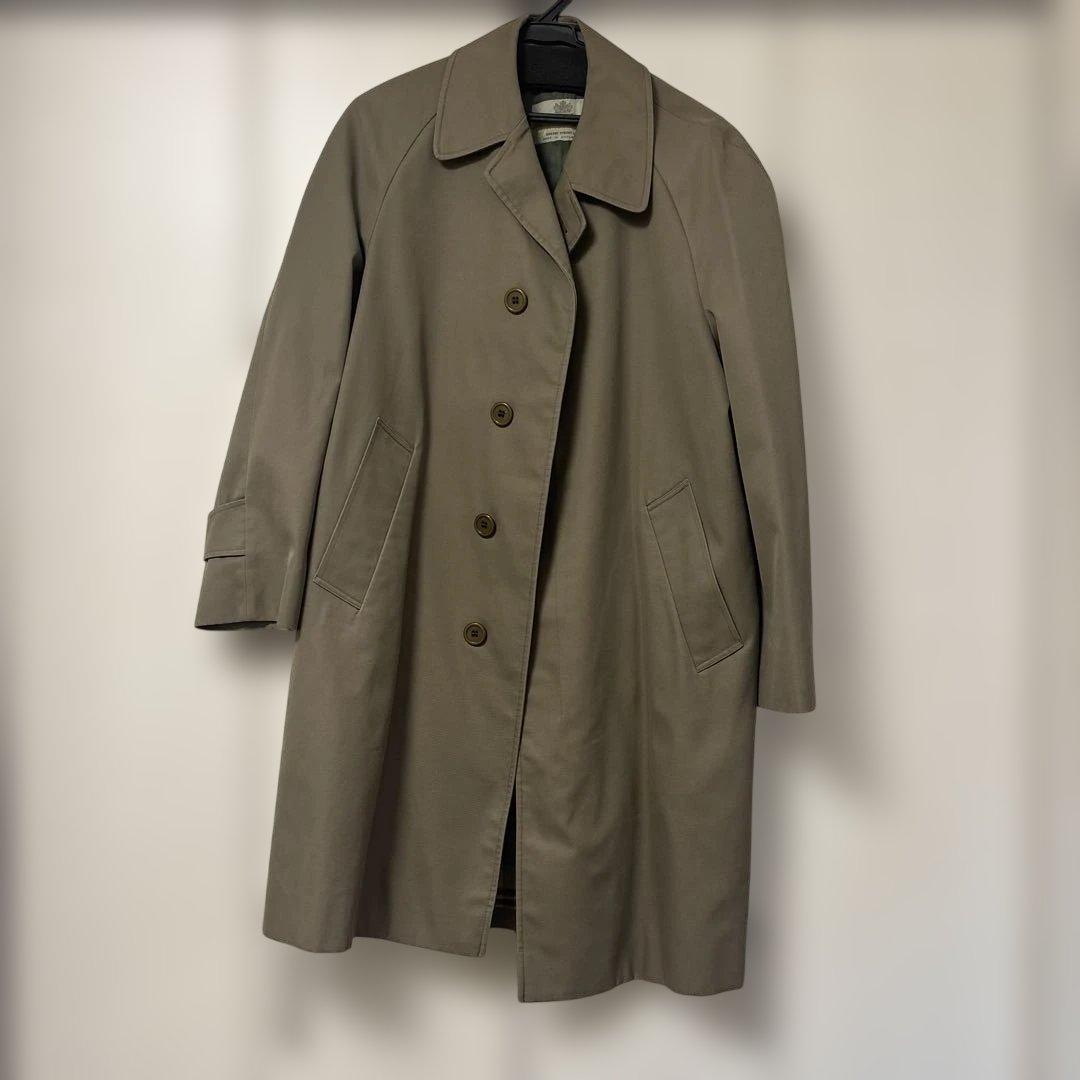 【美品】Aquascutum アクアスキュータム 英国製 コート チェック裏地