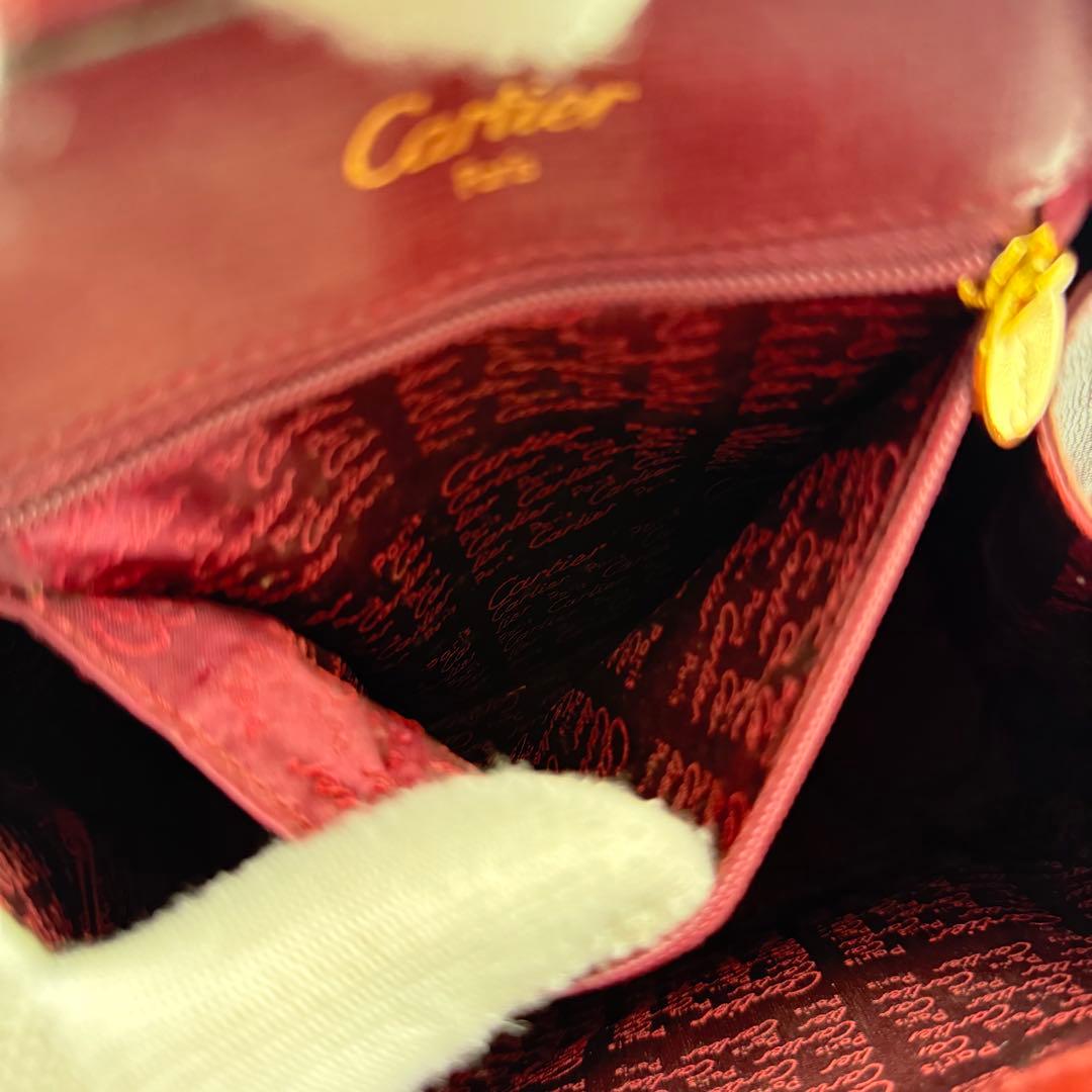 ✨美品✨カルティエ マストライン リュック型 レディース レザー ターンロック