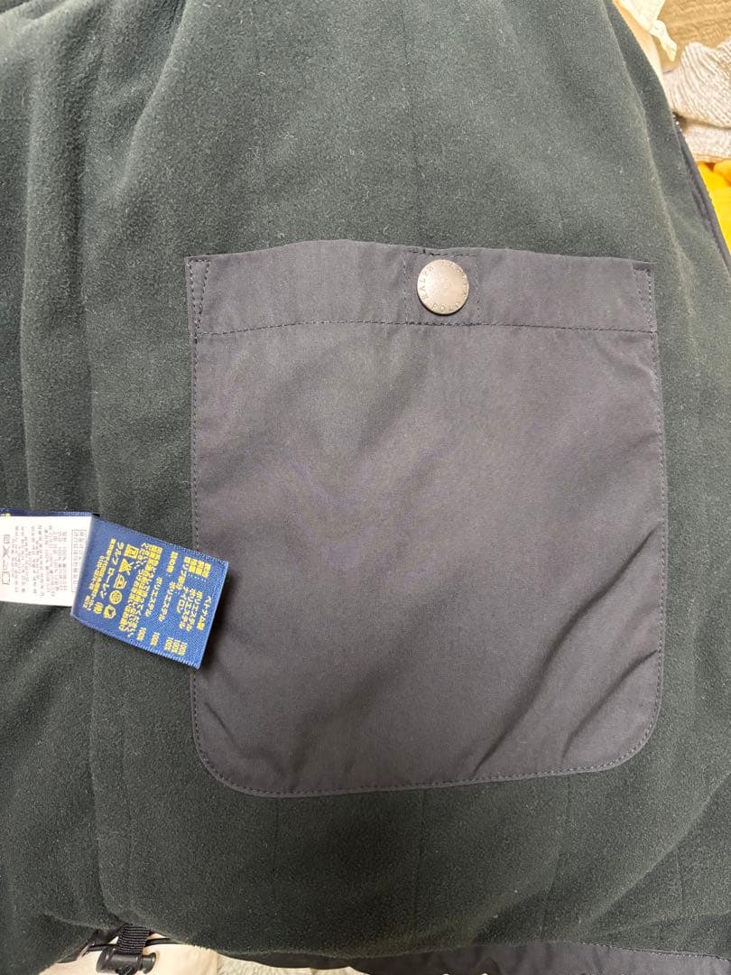 ポロラルフローレン 中綿ブルゾンジャケット ポニー刺繍 フルジップ ブラック S