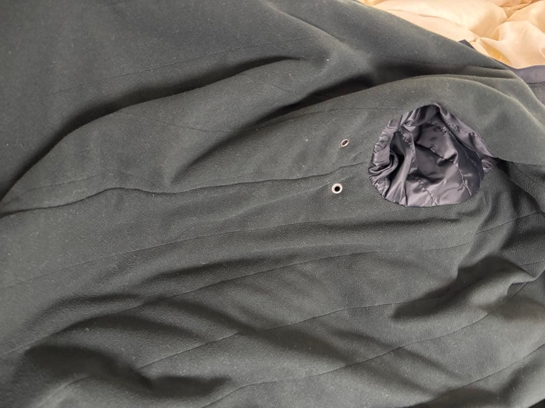 ポロラルフローレン 中綿ブルゾンジャケット ポニー刺繍 フルジップ ブラック S