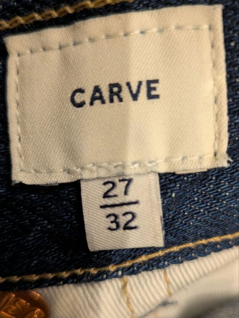 2025ssリーバイス　BLUETAB CARVE リラックスジーンズインディゴ