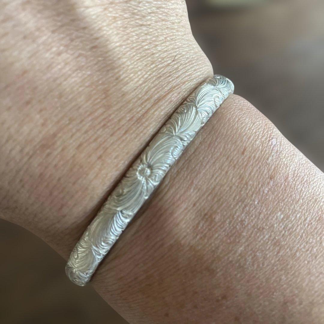 アクセサリー WAKAN SILVER SMITH Arabesque bangle(S)
