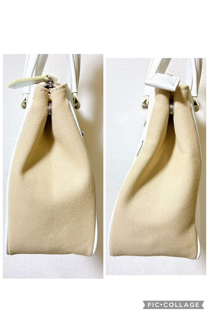 極美品 カステルバジャック トリエⅡ ドライビングトート 075502 ホワイト