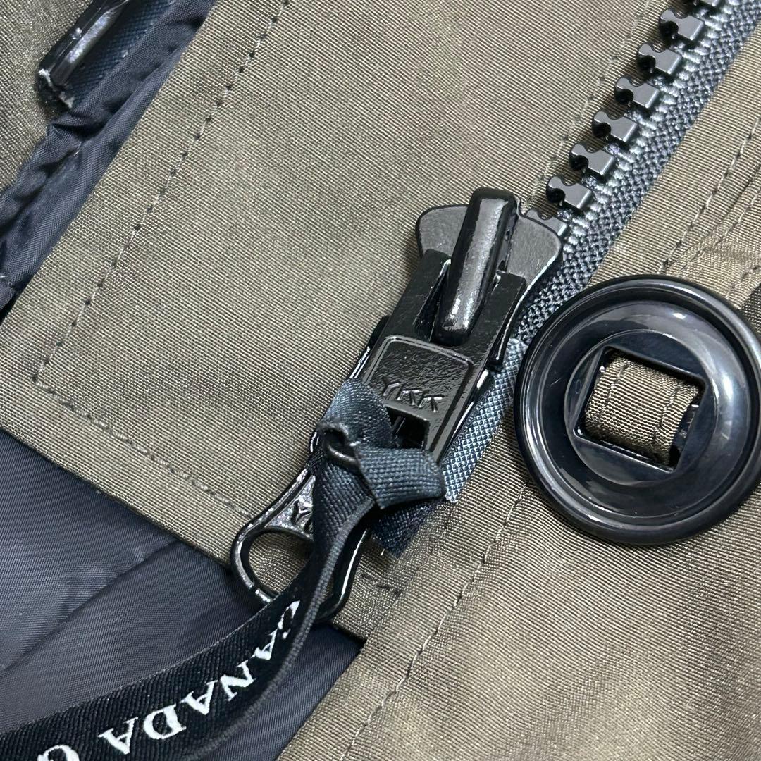 【美品】カナダグース ブロンテパーカ ダウンジャケット カーキ XSサイズ