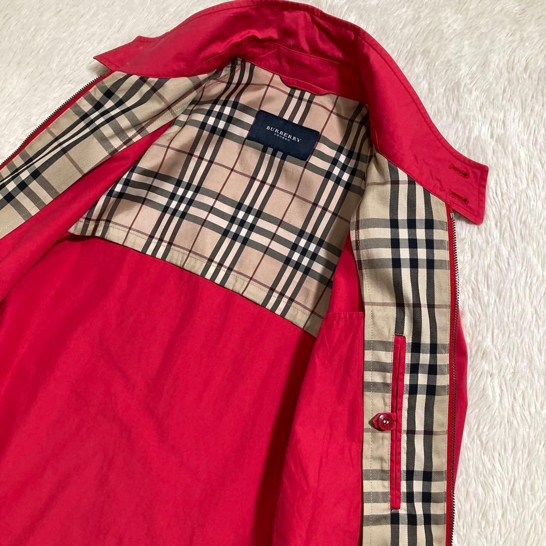 BURBERRY ハリントンジャケット ホースロゴ ノバチェック コットン