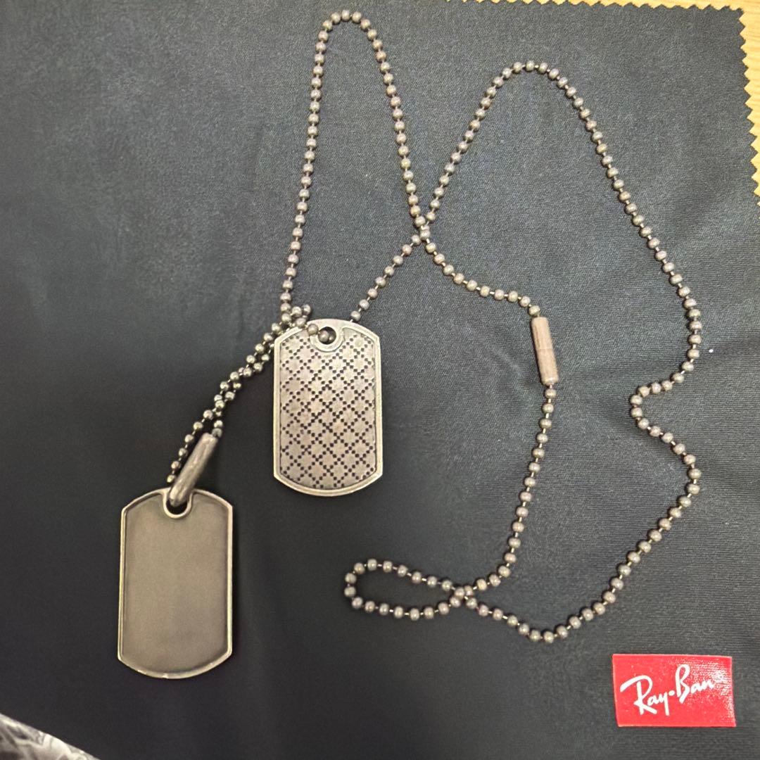 GUCCIドッグタグネックレス925