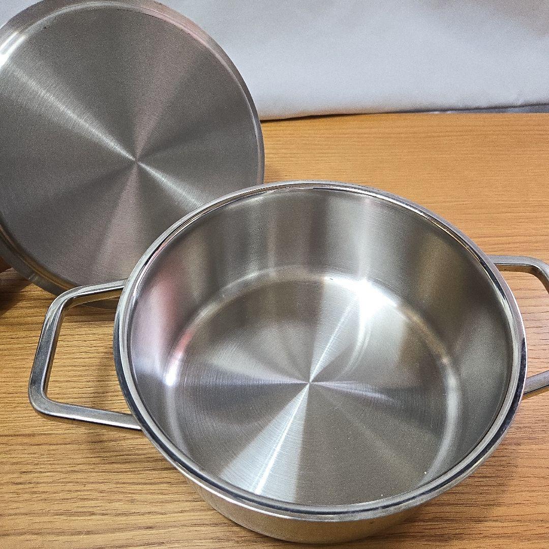 Fissler ステンレススチール 片手鍋 16cm 両手鍋　１８cm