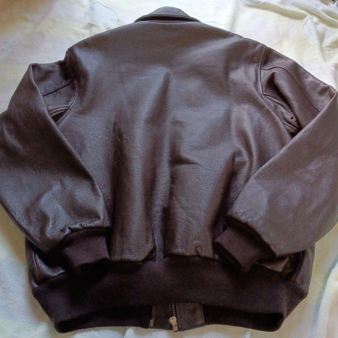 A-2 　レザーフライトジャケット　茶