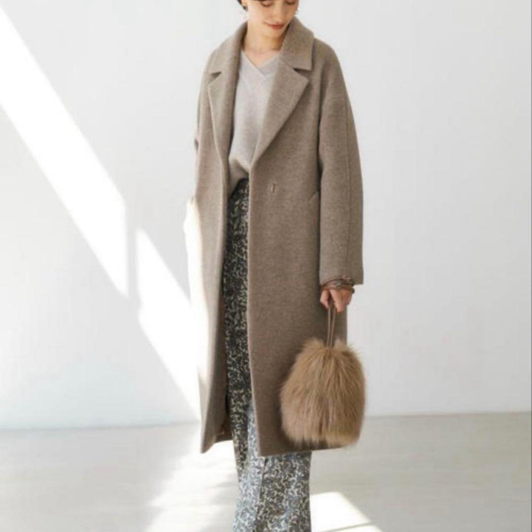 美品✨FAbRICA ロングチェスターコート　イタリア製生地　大きいサイズ