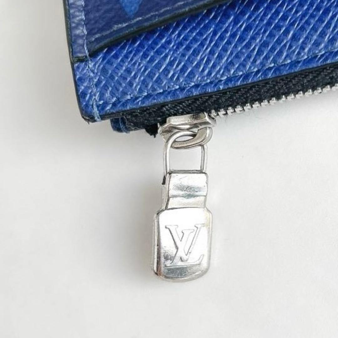 ルイヴィトン タイガラマ　フラグメントケース カードケース 小銭入れ　コバルト