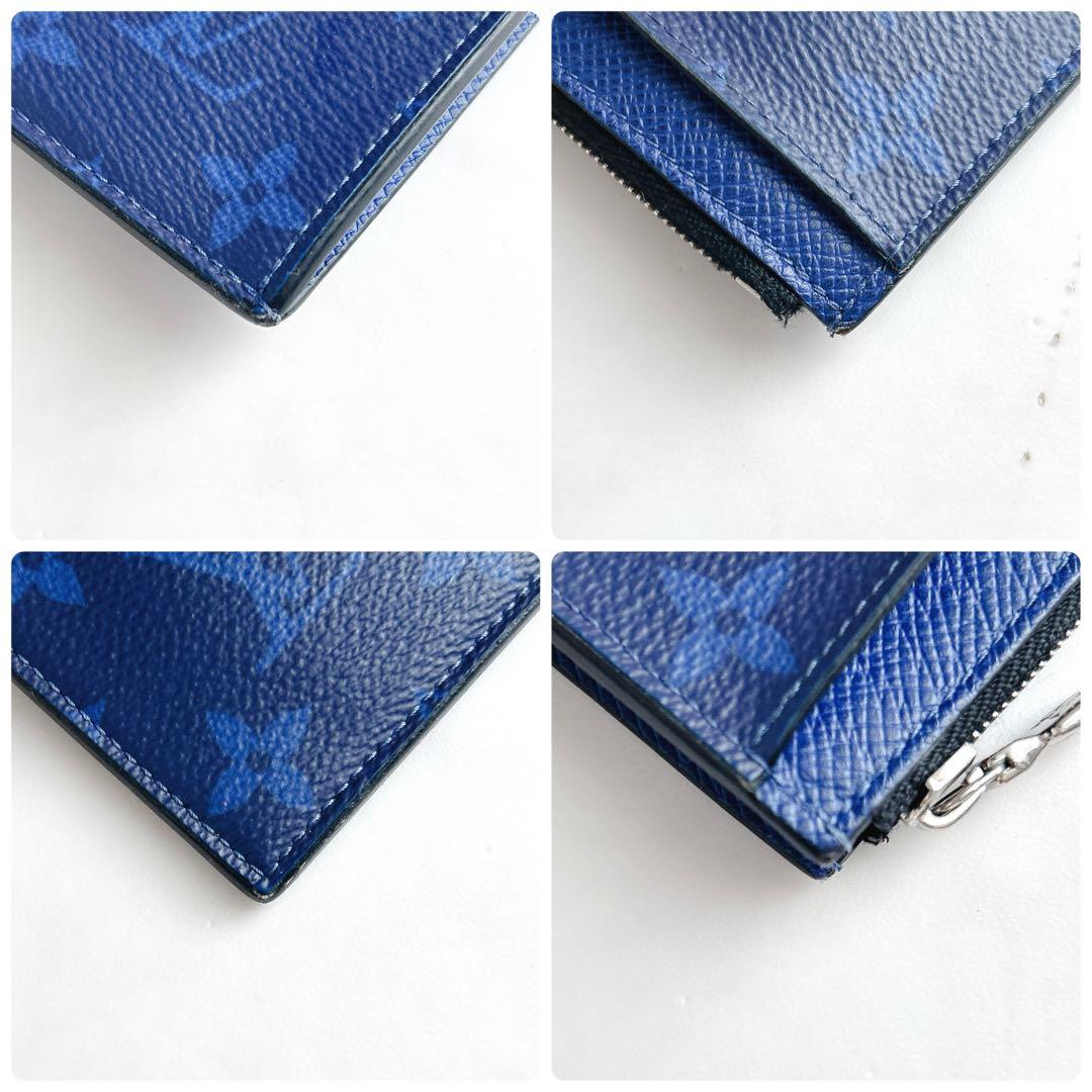 ルイヴィトン タイガラマ　フラグメントケース カードケース 小銭入れ　コバルト