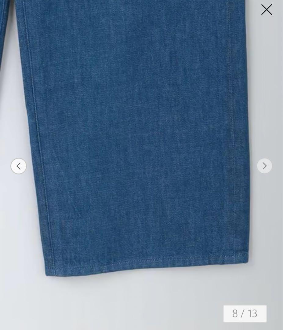 今期完売品　6(ROKU)デニム ビスチェ オールインワン　38