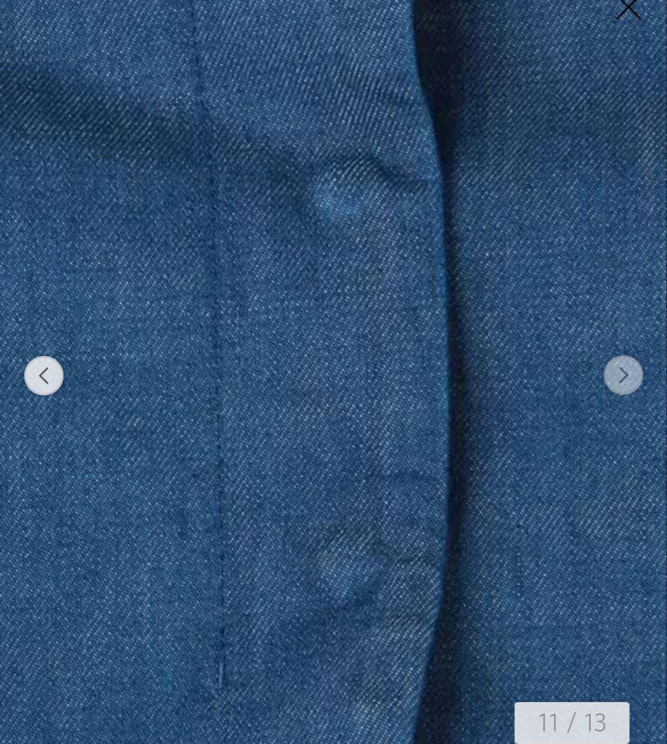 今期完売品　6(ROKU)デニム ビスチェ オールインワン　38