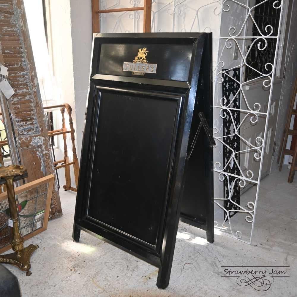 L3710-115 英国アンティーク FULLERS 看板 黒板 カフェ 什器