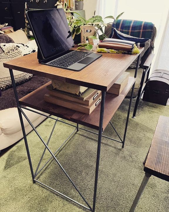 アイアン家具　デスク　カウンター　オーダーメイド　男前　無骨　ハンドメイド