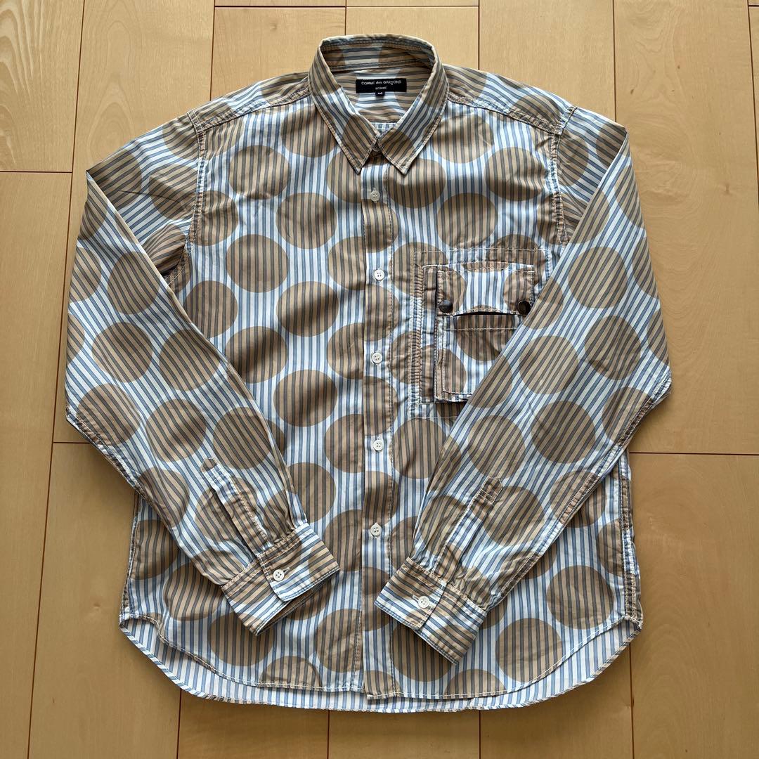 COMME des GARÇONS HOMME ドットストライプシャツ