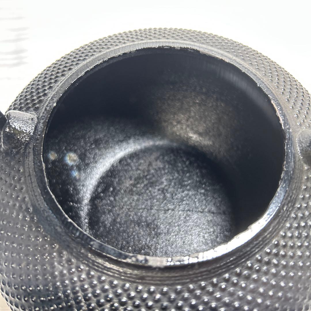 南部鉄瓶 鉄器 鉄瓶 算玉アラレ 急須 やかん 鉄分補給 「三傳藝統」 元箱