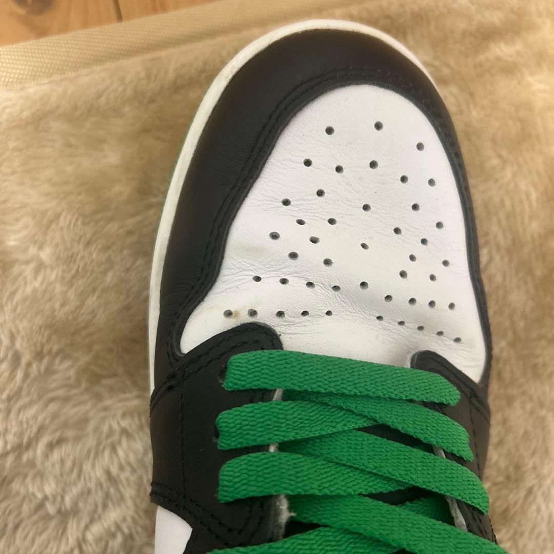 Nike エアジョーダン1 ハイカットスニーカー ブラック/グリーン