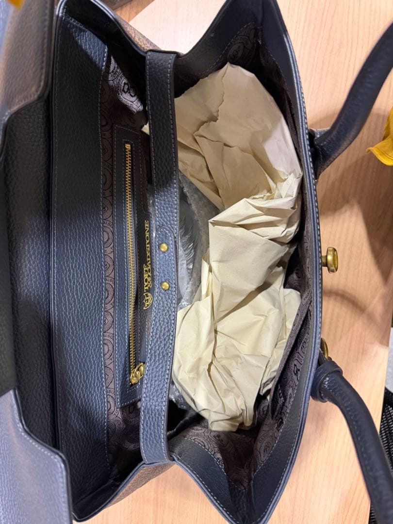 未使用／トフアンドロードストーン　ビジネスバッグ(Ｌ) 濃紺