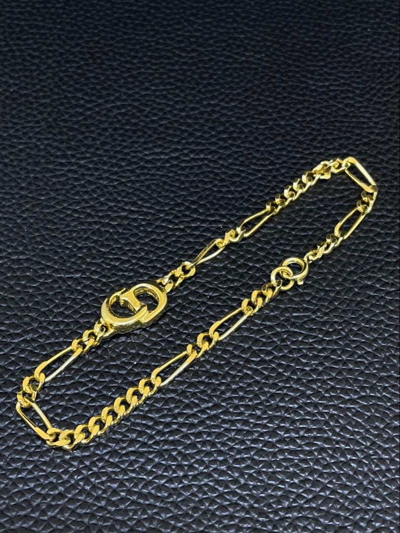 Christian Dior CDロゴ　デザインブレスレット　ヴィンテージ