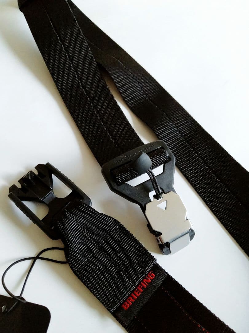 新品タグ付き 日本製 BRIEFING ナイロンベルト FIDLOCK 黒 L