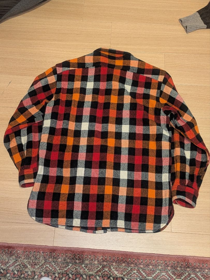 アットラスト ATLAST&CO チェック ウールシャツ 16