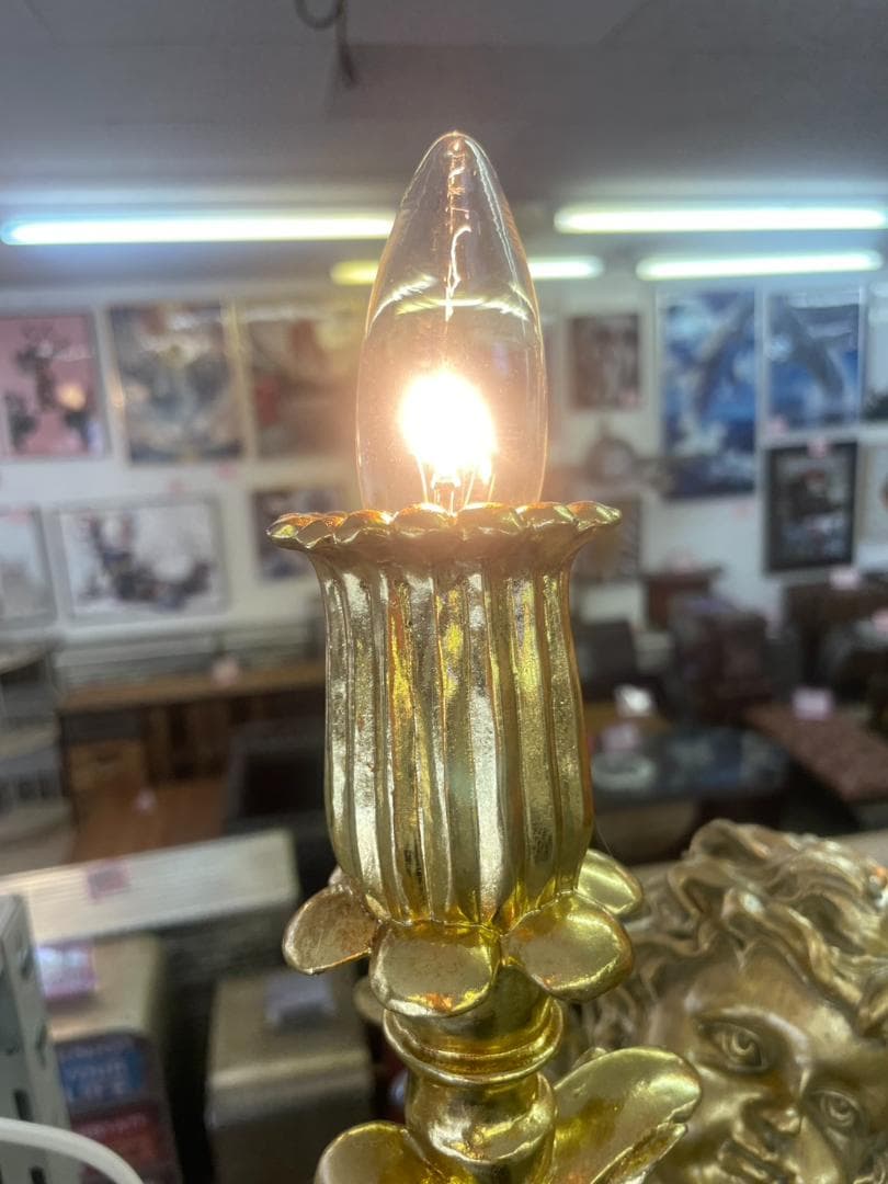 エンジェル　天使　ランプ　照明　ライト　ゴールド　フロアスタンド　テーブルライト