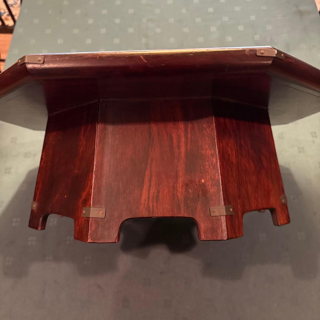 松本民芸家具 八角膳 ミズメザクラ 飾り台 花台 座卓机