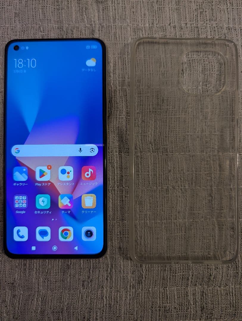 美品 Xiaomi Mi 11 Lite 5G イエロー 本体