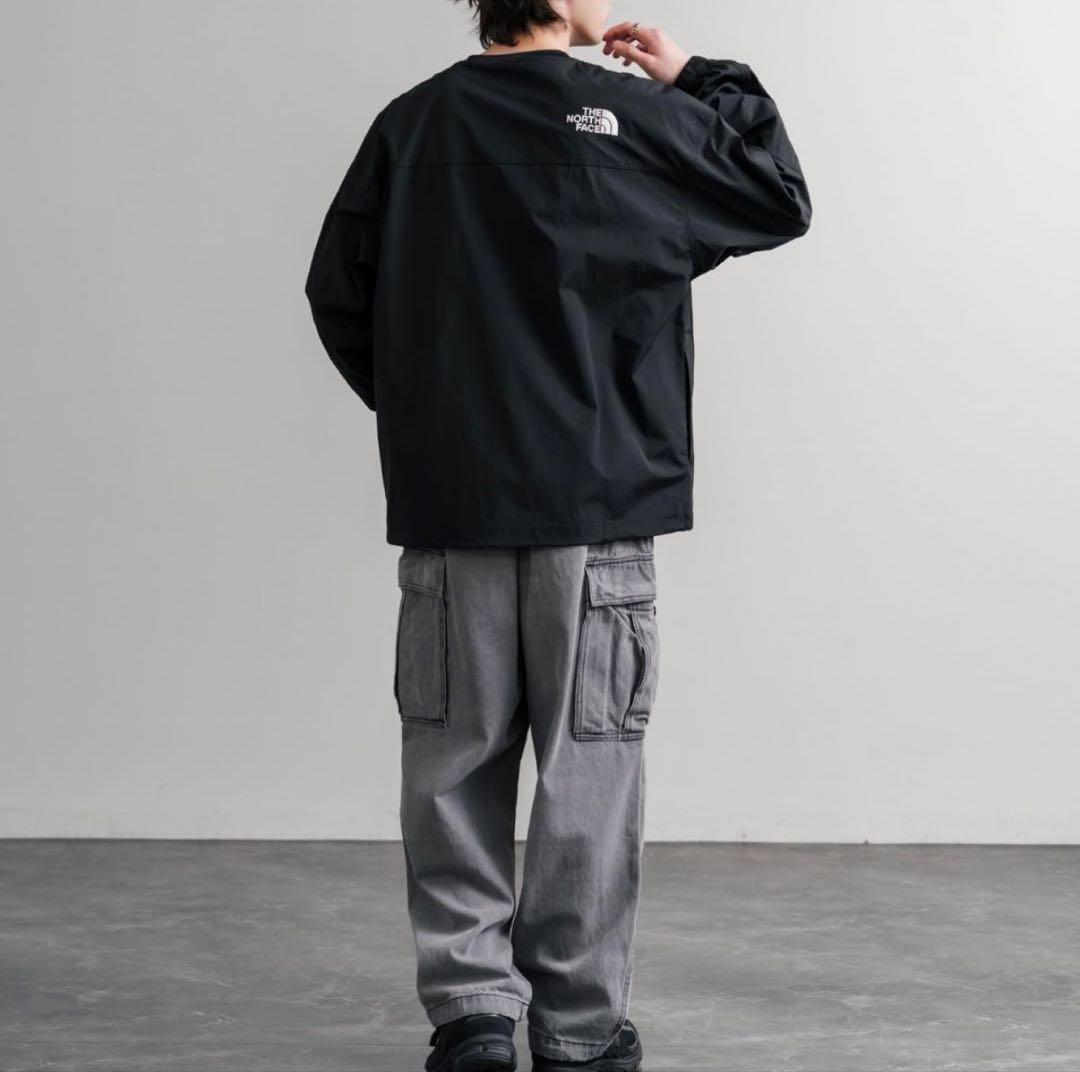 韓国限定　ノースフェイス✨　XXL アルバニークルーネック　黒　ロンT