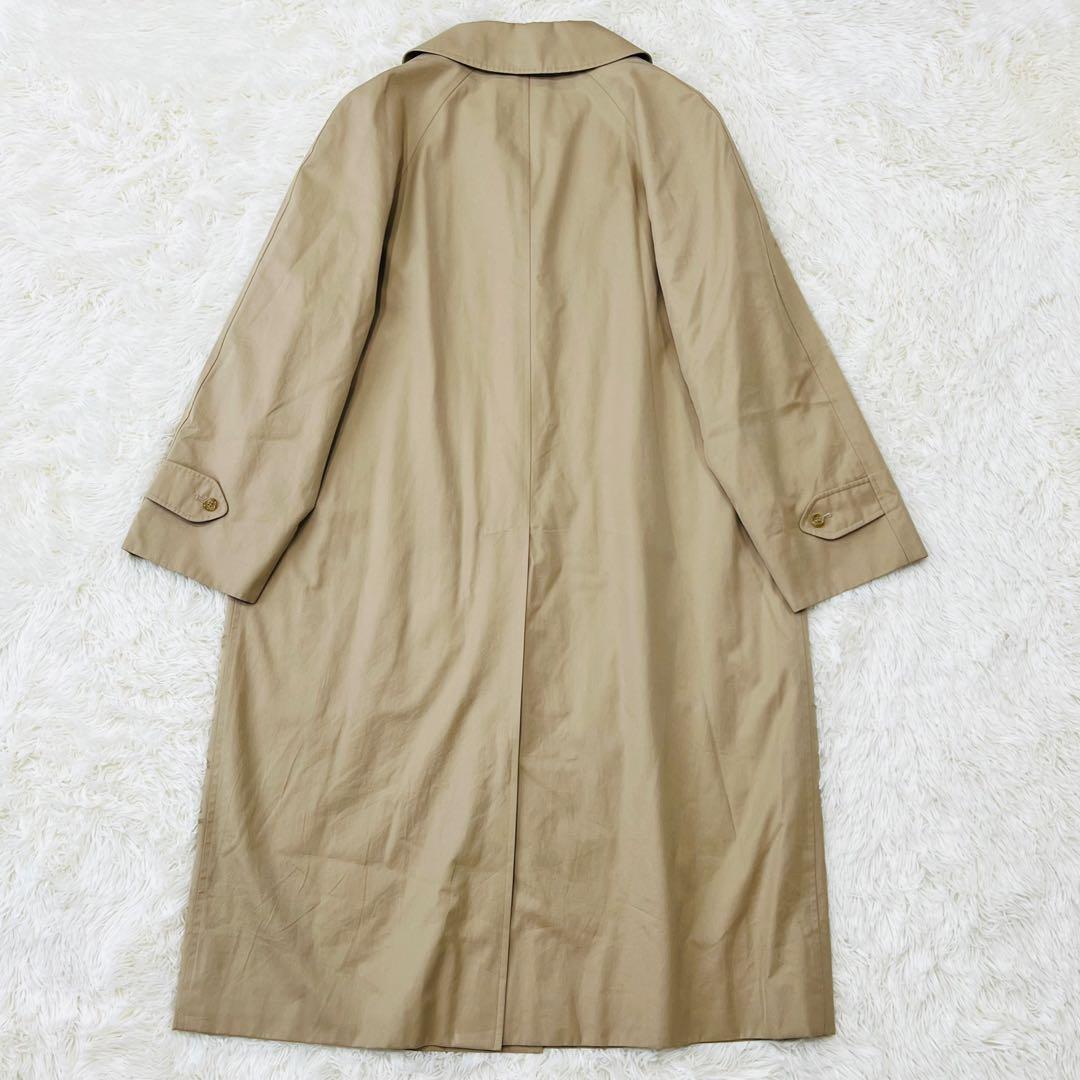Burberry ステンカラーコート ノバチェックライナー付き ベージュ 15号