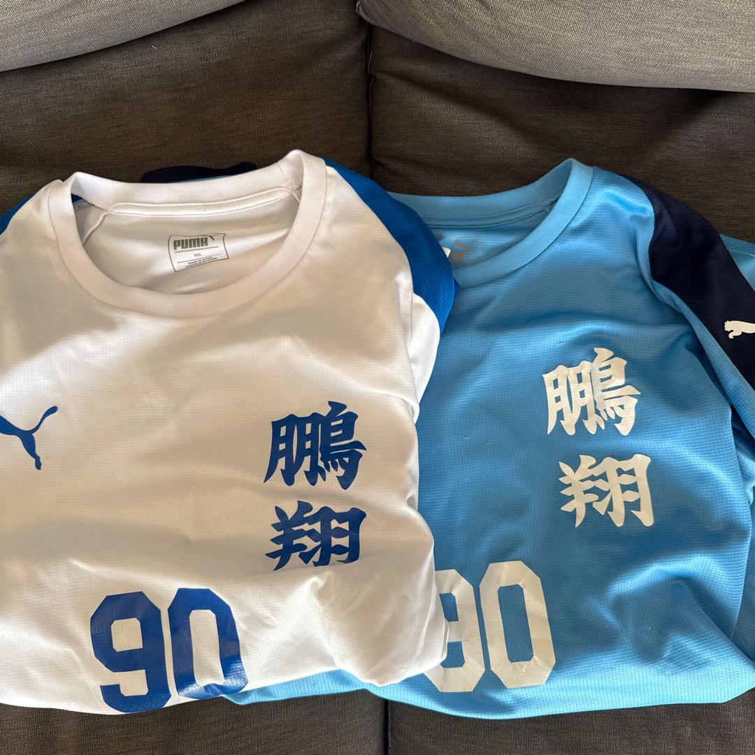 鵬翔高校サッカー長袖練習着