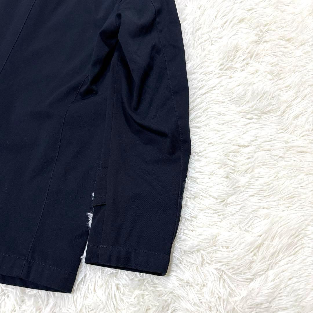 BURBERRY BLACK LABEL ネイビーチェスターコート M