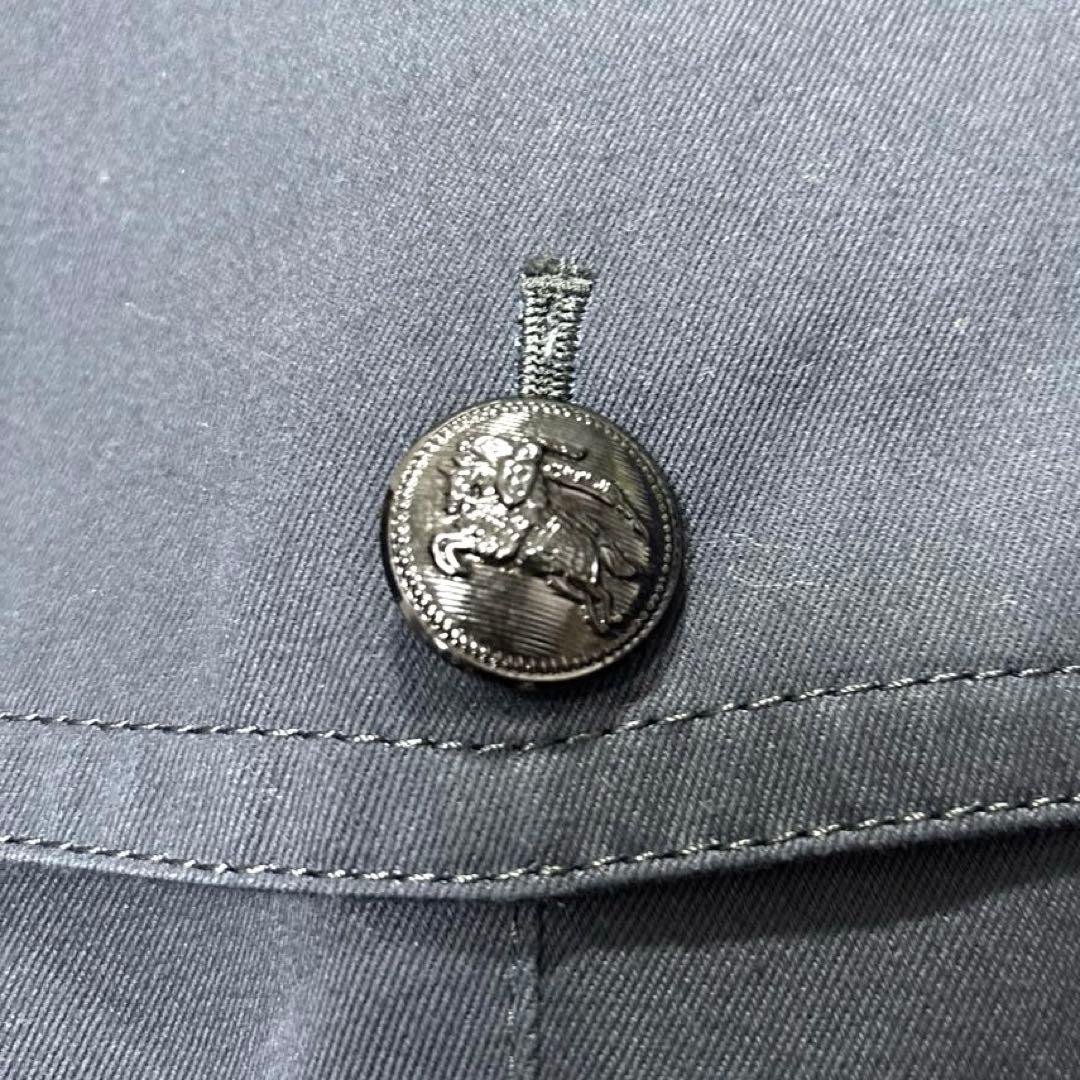 BURBERRY BLACK LABEL ネイビーチェスターコート M