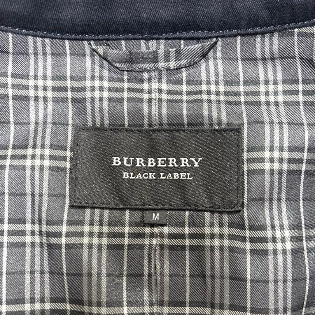 BURBERRY BLACK LABEL ネイビーチェスターコート M