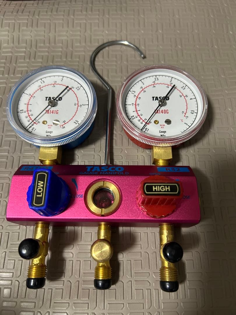 イチネン TASCO エアコン工具セット TA23AB 真空ポンプ逆止弁付 ほか