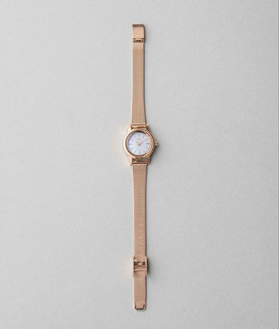 ete ソーラーウォッチ メッシュベルト 新品未使用