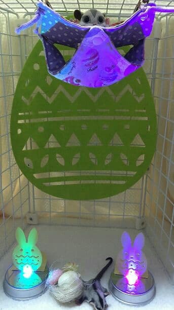 モモンガハウス(スイーツ柄Ver.5)紫ドット  春(夏)秋仕様   1900円