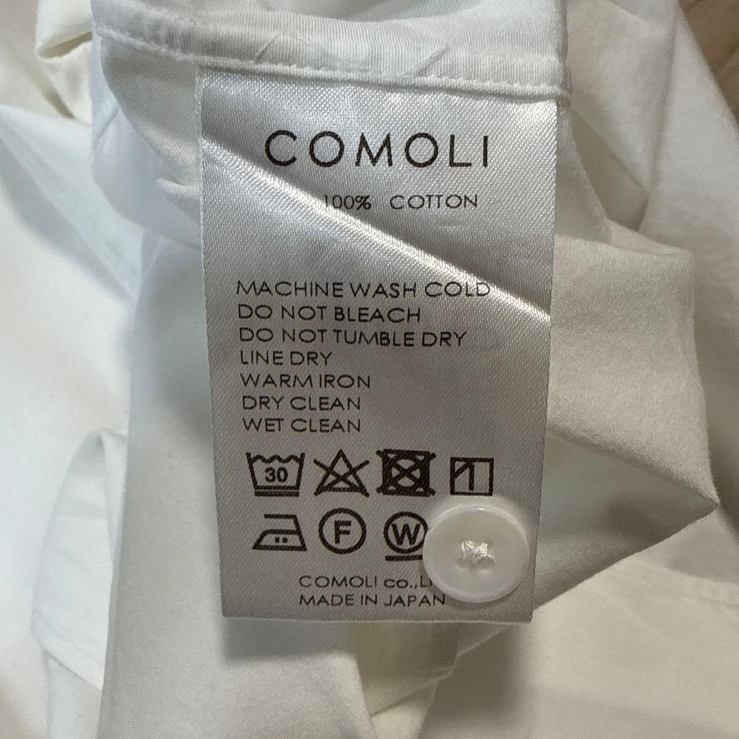 2024AW COMOLI コモリシャツ 白 サイズ3