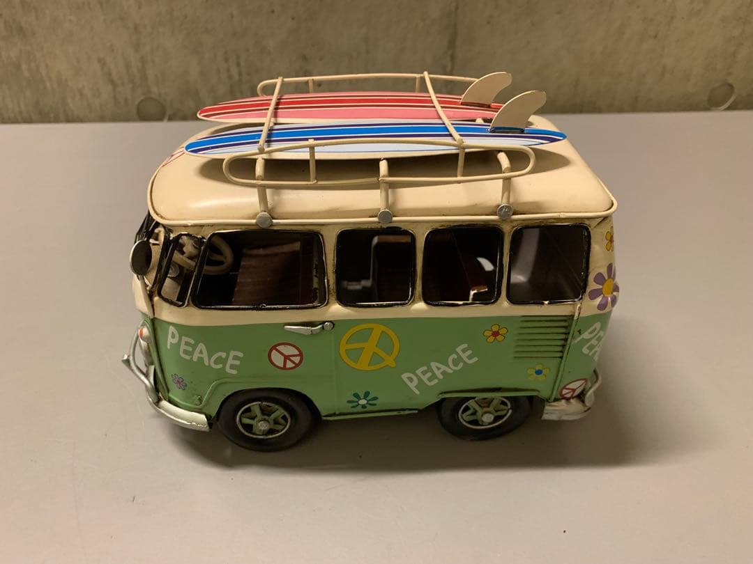 ビンテージ風ブリキミニチュアカー 5台セット