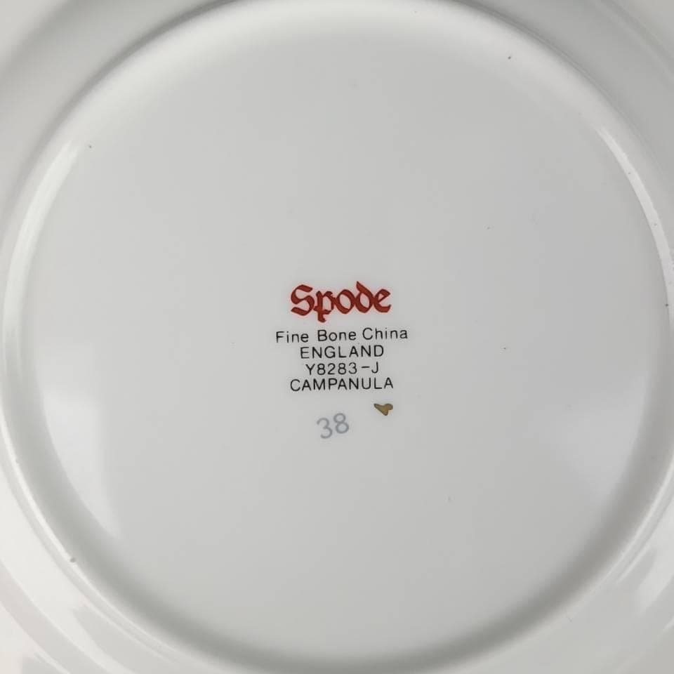 ☆良品☆スポード　カンパニュラ　CAMPANULA　デザートプレート　6枚