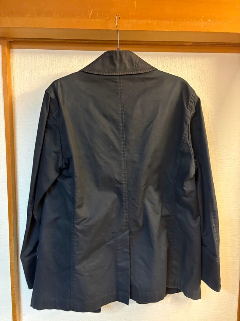 Burberry Black Label ステンカラーコート ネイビー