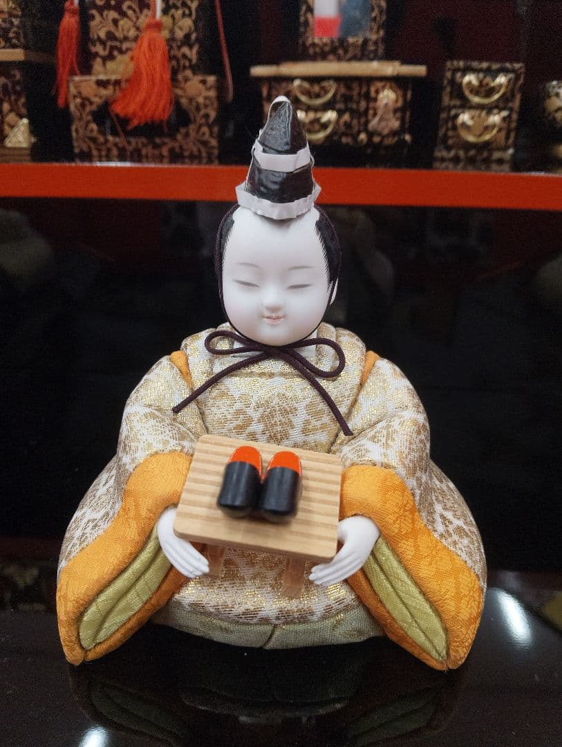 真多呂人形オリジナル五段飾り　雛人形 コンパクト 木目込人形 十五人飾 真多呂作